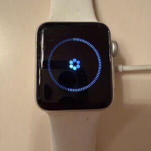 Apple series 2 watch, size 38mm with White Band